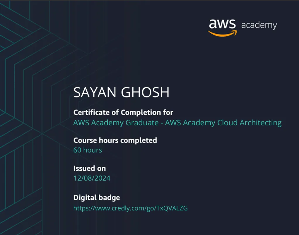 AWS Academy Cloud Architecting